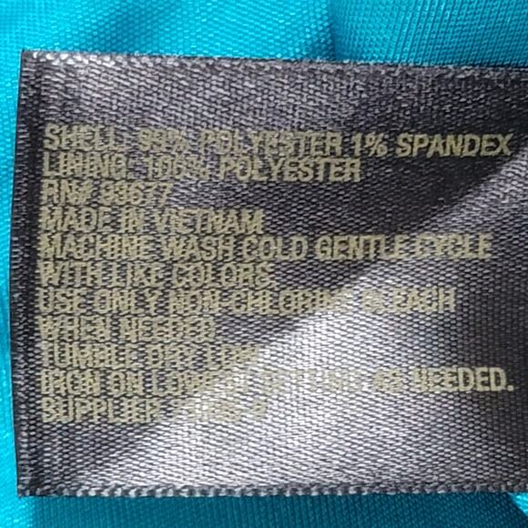 Worthington Woman Polynesian Blue Sleeveless Top 2X Plus New With Tag Flowy Soft - Picture 9 of 9